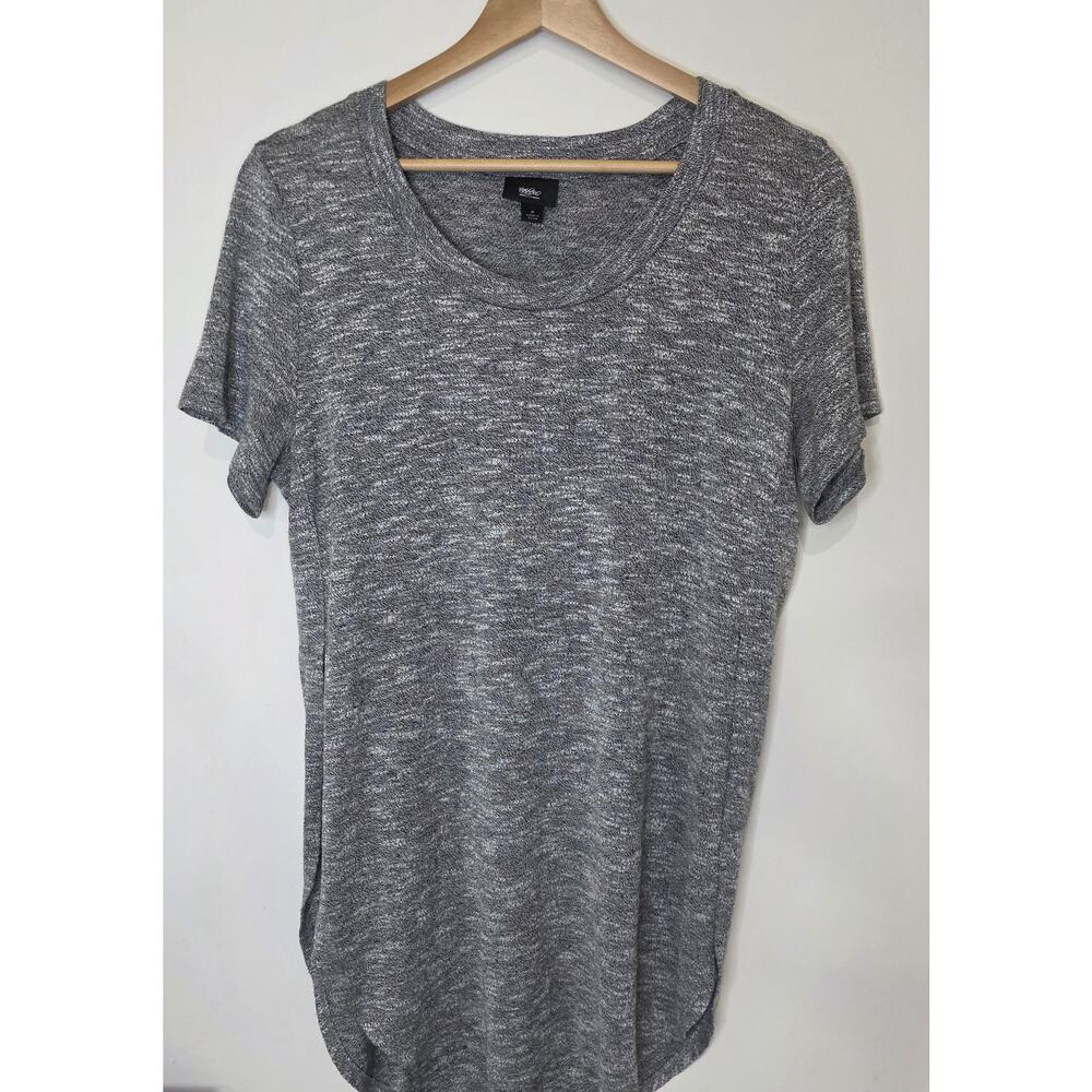 Mossimo Double-Slit Longline Lightweight Gray Tunic Size Medium
